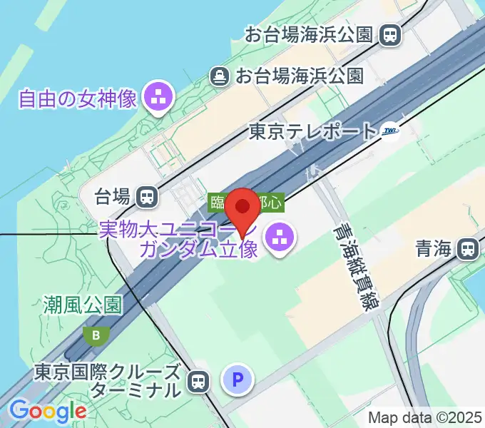 TOWERminiダイバーシティ東京 プラザ店の地図