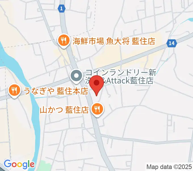 ビデオ100 徳島藍住店の地図