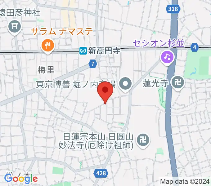 Maison de Music 音楽の家の地図