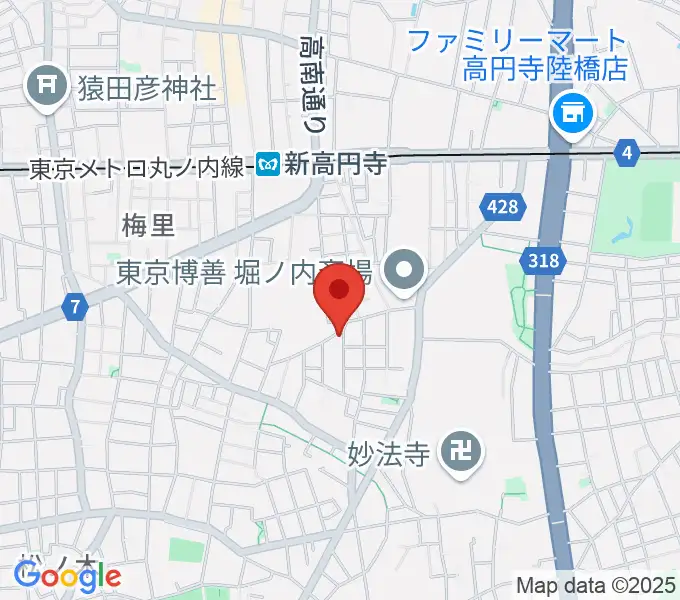 Maison de Music 音楽の家の地図