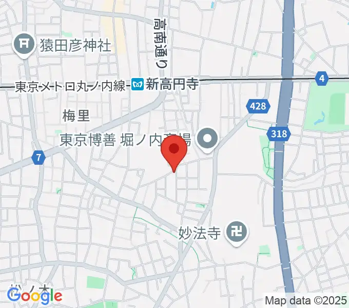 Maison de Music 音楽の家の地図