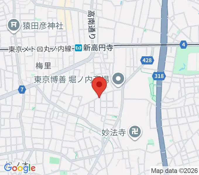 Maison de Music 音楽の家の地図