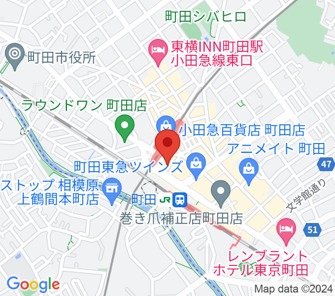 タワーレコード町田店の場所