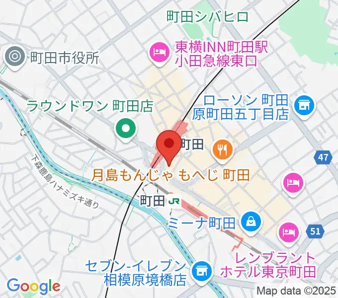 タワーレコード町田店の地図