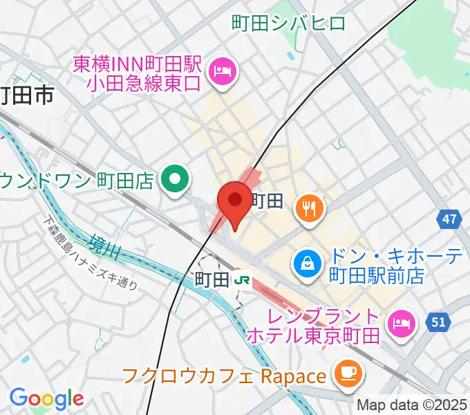 タワーレコード町田店の地図