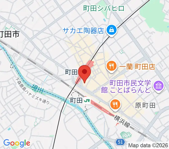 タワーレコード町田店の地図