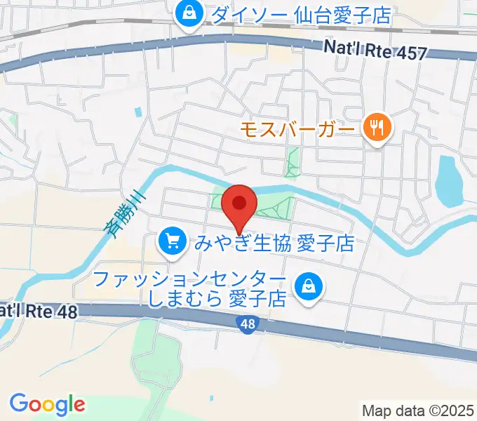 TSUTAYA 愛子店の地図