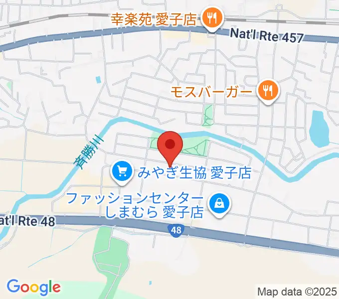 TSUTAYA 愛子店の地図