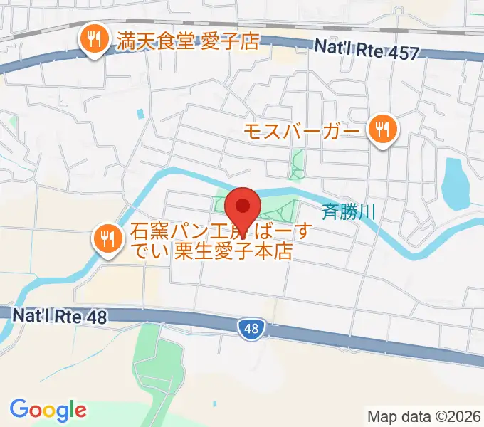 TSUTAYA 愛子店の地図
