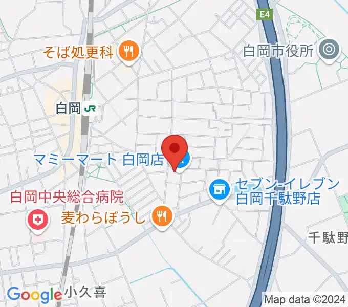 昭和楽器 白岡センターの地図