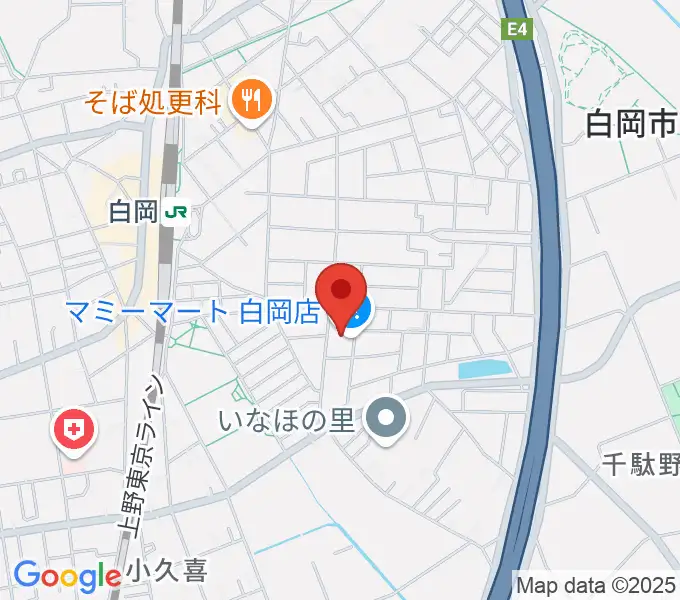 昭和楽器 白岡センターの地図