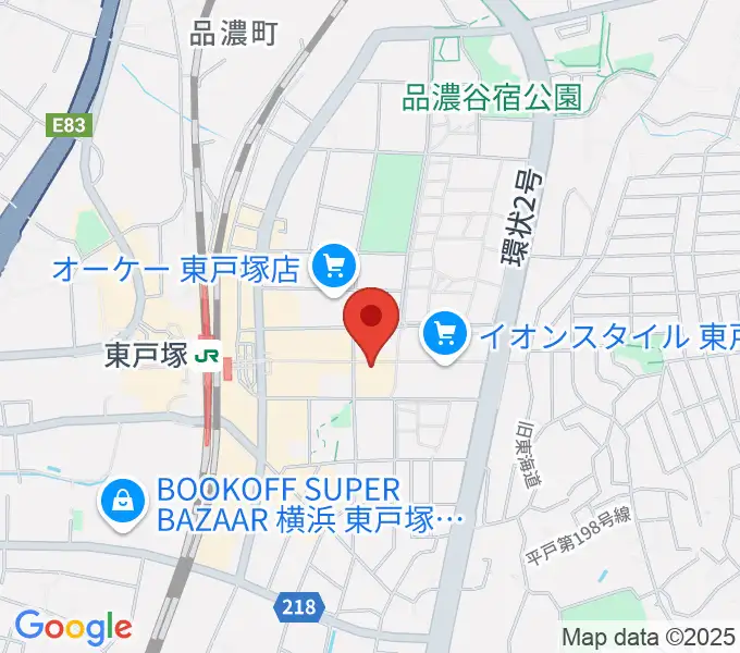 タワーレコード西武東戸塚店の地図