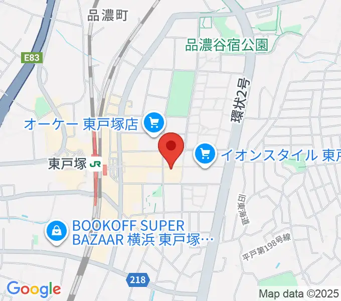 タワーレコード西武東戸塚店の地図