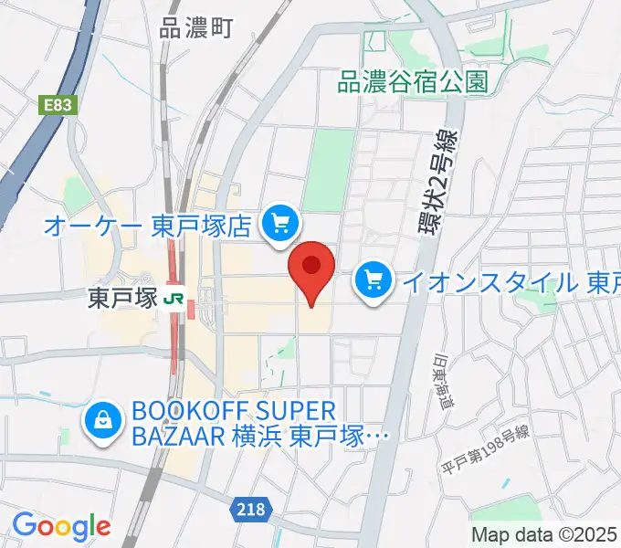タワーレコード西武東戸塚店の地図