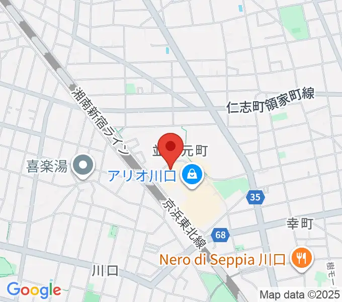 タワーレコード アリオ川口店の地図