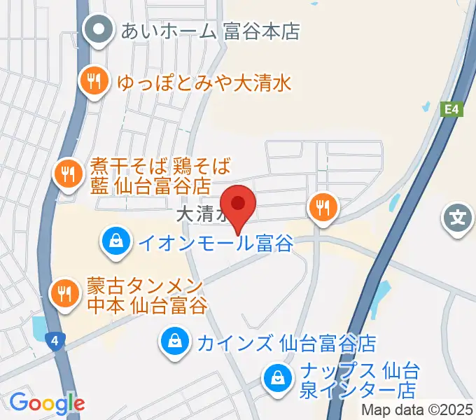 TSUTAYA 富谷大清水店の地図