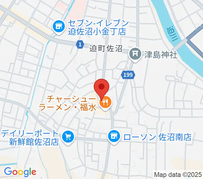 TSUTAYA 佐沼店の地図