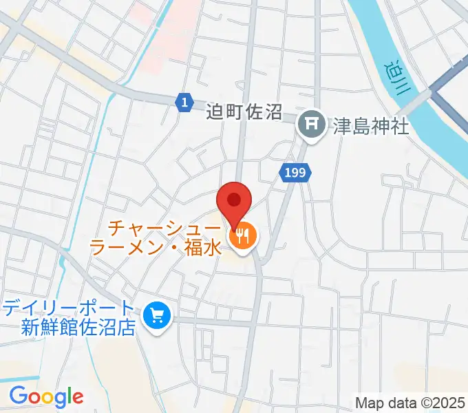 TSUTAYA 佐沼店の地図