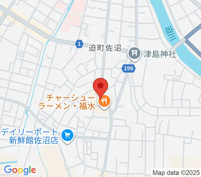 TSUTAYA 佐沼店の地図