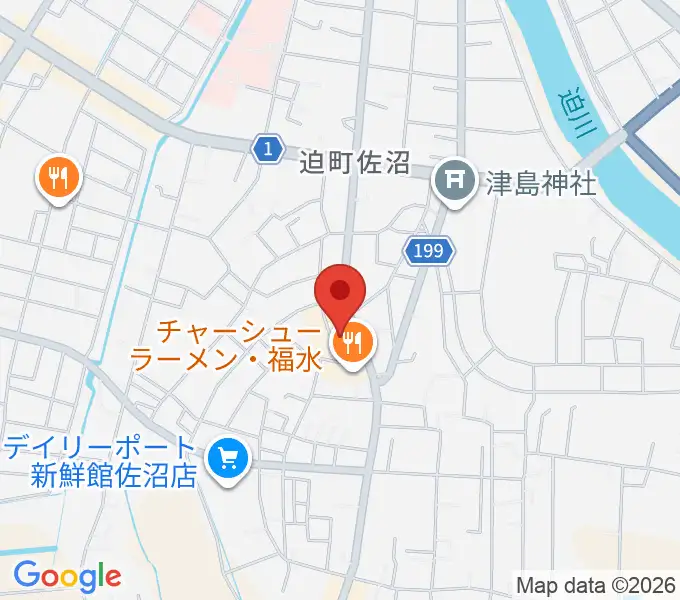 TSUTAYA 佐沼店の地図