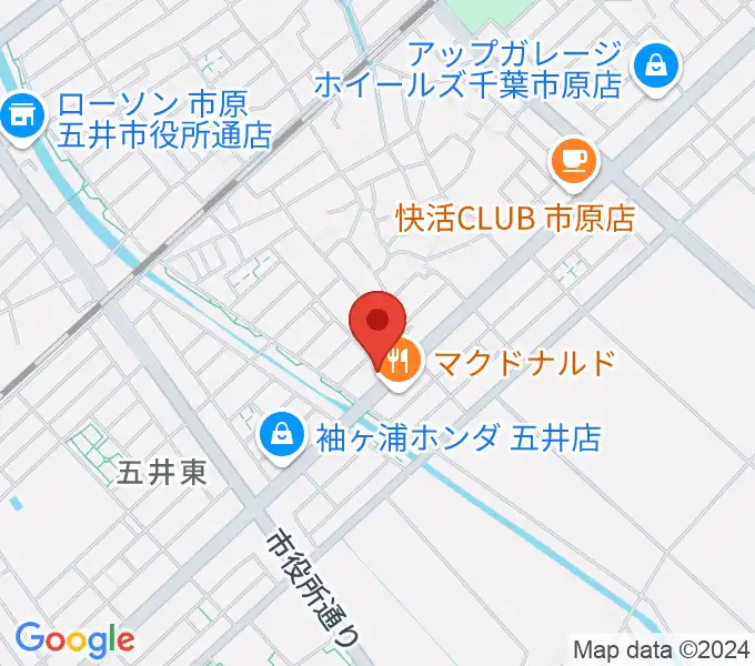 あいカルチャーの地図