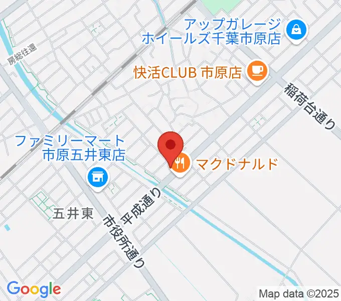 あいカルチャーの地図