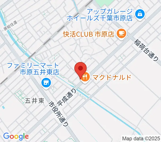 あいカルチャーの地図