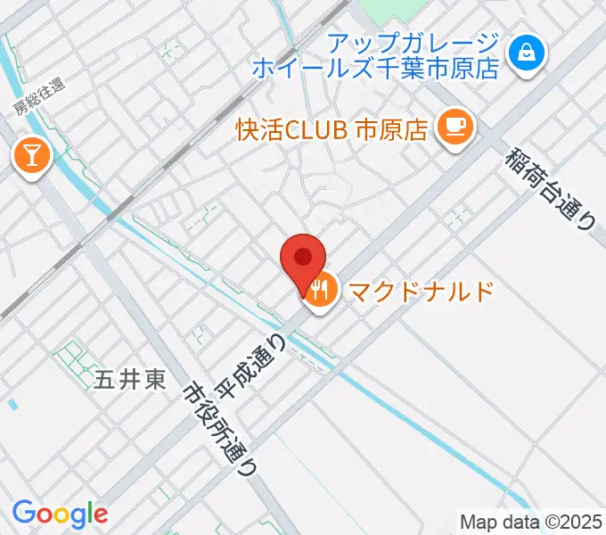 あいカルチャーの地図