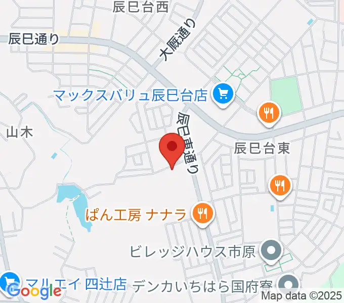 ブリージン・ミュージックの地図