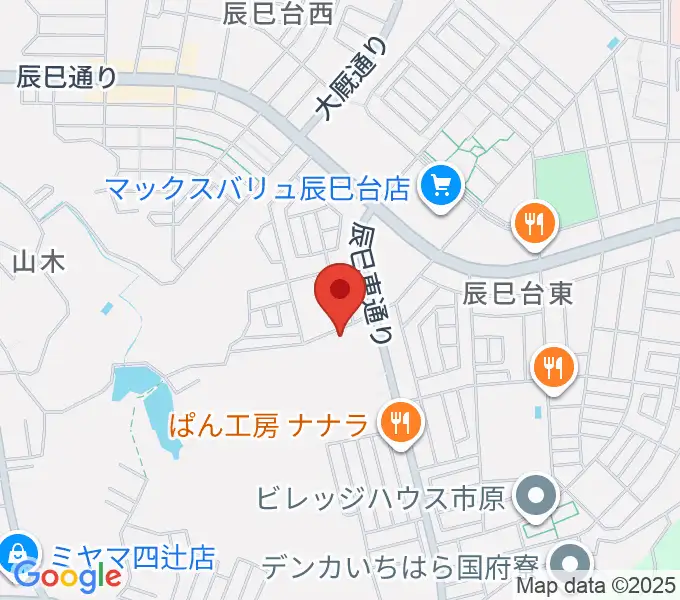 ブリージン・ミュージックの地図
