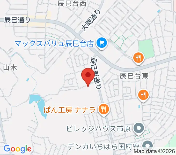 ブリージン・ミュージックの地図