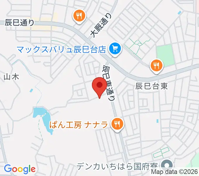 ブリージン・ミュージックの地図