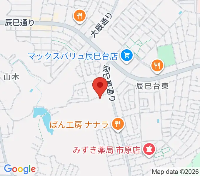 ブリージン・ミュージックの地図