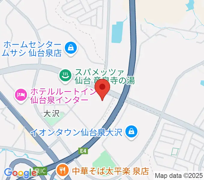蔦屋書店 仙台泉店の地図