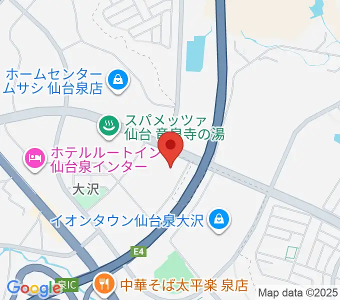 蔦屋書店 仙台泉店の地図