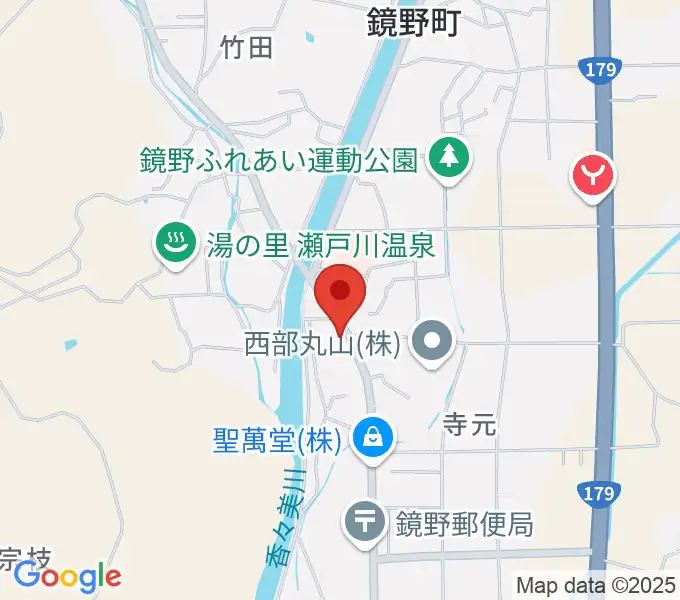 森の工房の地図