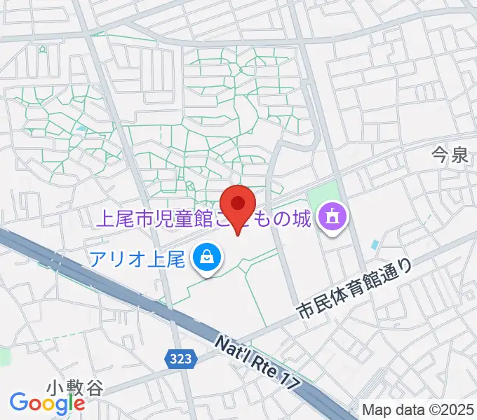 タワーレコード アリオ上尾店の地図