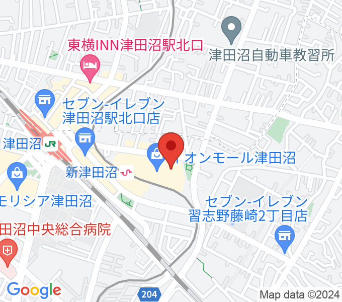 タワーレコード 津田沼店の場所