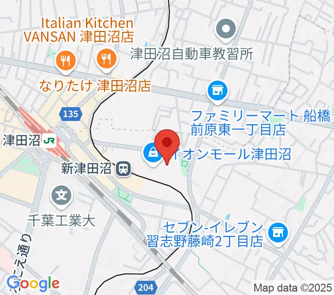 タワーレコード 津田沼店の地図