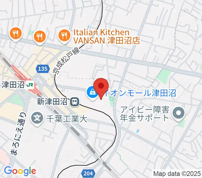 タワーレコード 津田沼店の地図