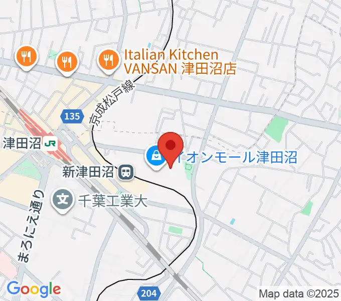 タワーレコード 津田沼店の地図