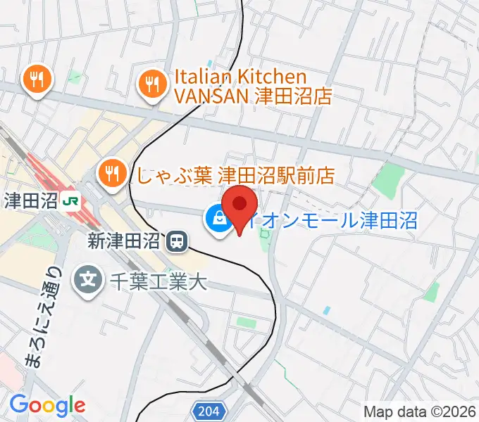 タワーレコード 津田沼店の地図