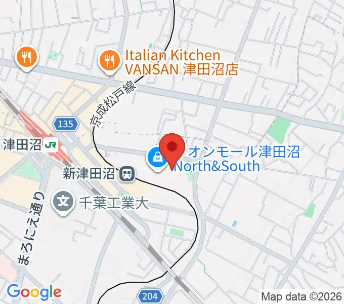 タワーレコード 津田沼店の地図
