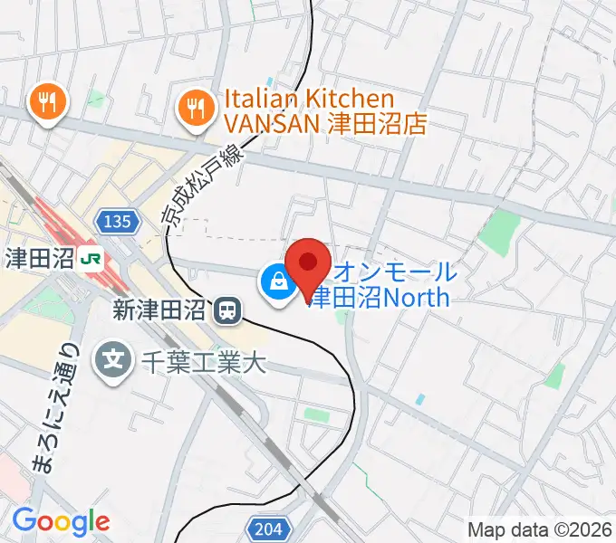 タワーレコード 津田沼店の地図