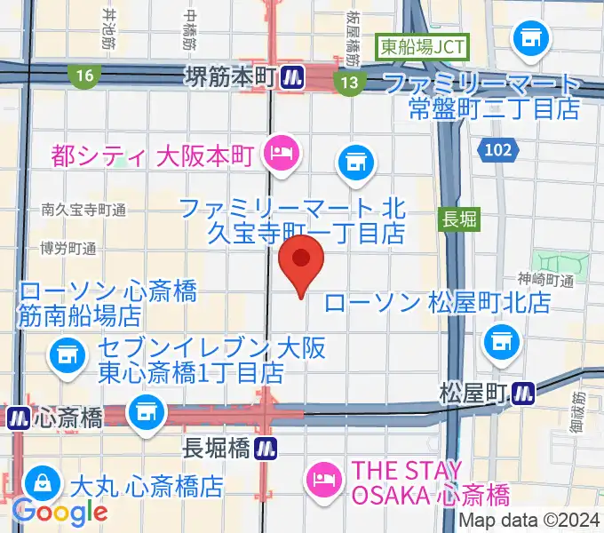 南船場CELLの地図