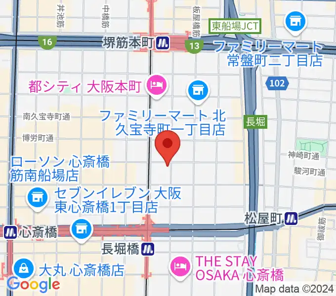 南船場CELLの地図