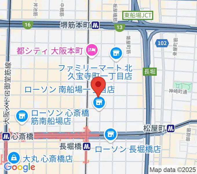 南船場CELLの地図