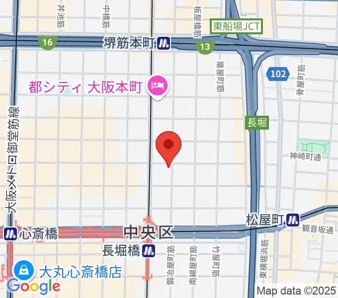 南船場CELLの地図