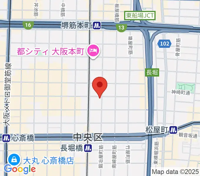 南船場CELLの地図