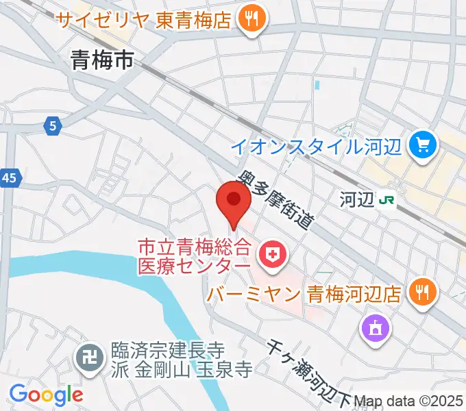 齋藤ギター音楽教室の地図